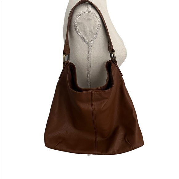 Kooba Handbags - Kooba Leather Shoulder Hobo Wide Strap Bag